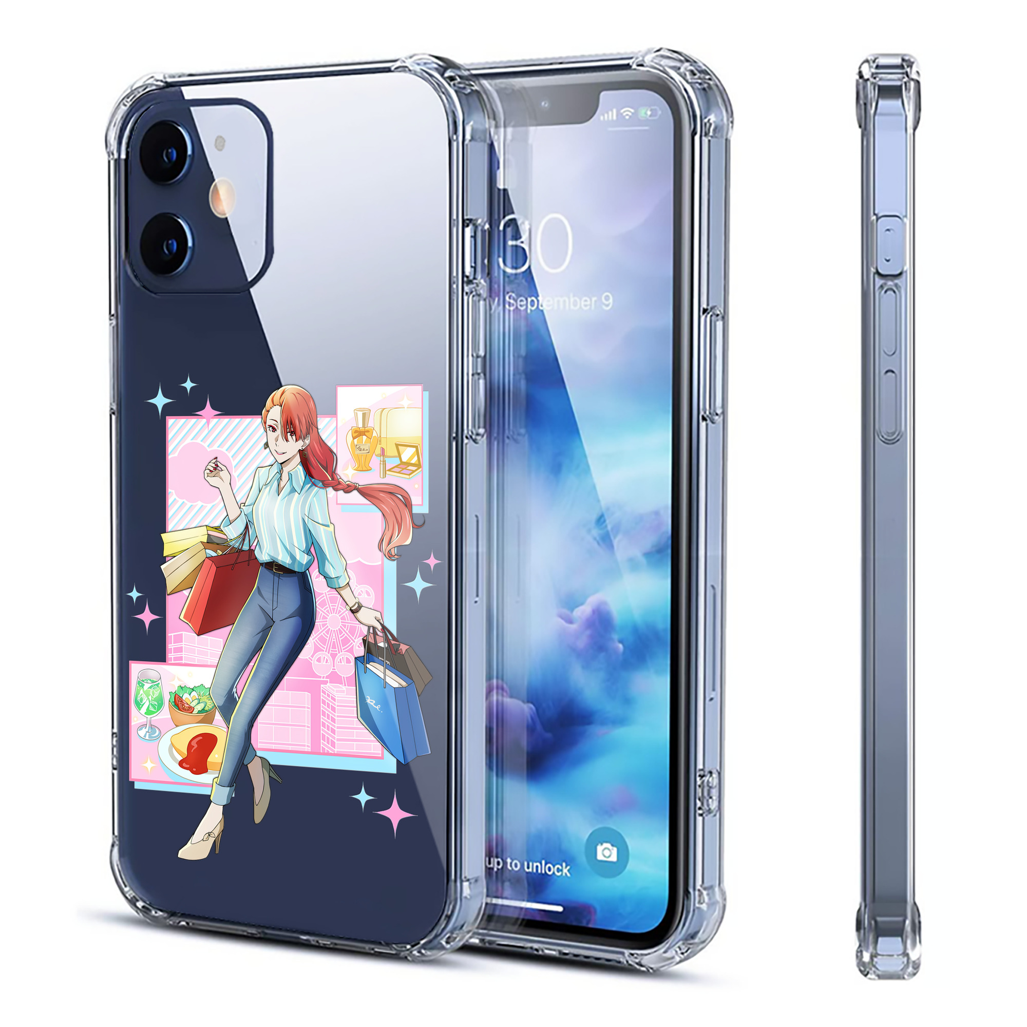 （画像用） 文豪ストレイドッグス Bungo Stray Dogs 【iPhone 12シリーズ対応】透明スマホケース（クリアソフトケース）